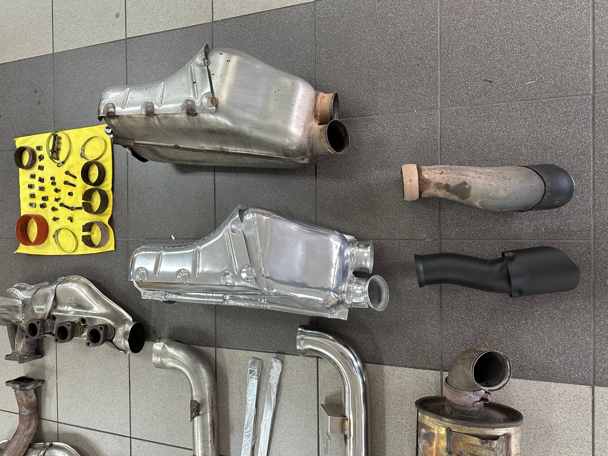 Engine - Exhaust - 964 Complete Exhaust system with Fister Secondary and Cup Pipe - Used - 1989 to 1994 Porsche 911 - New York, NY 10305, United States