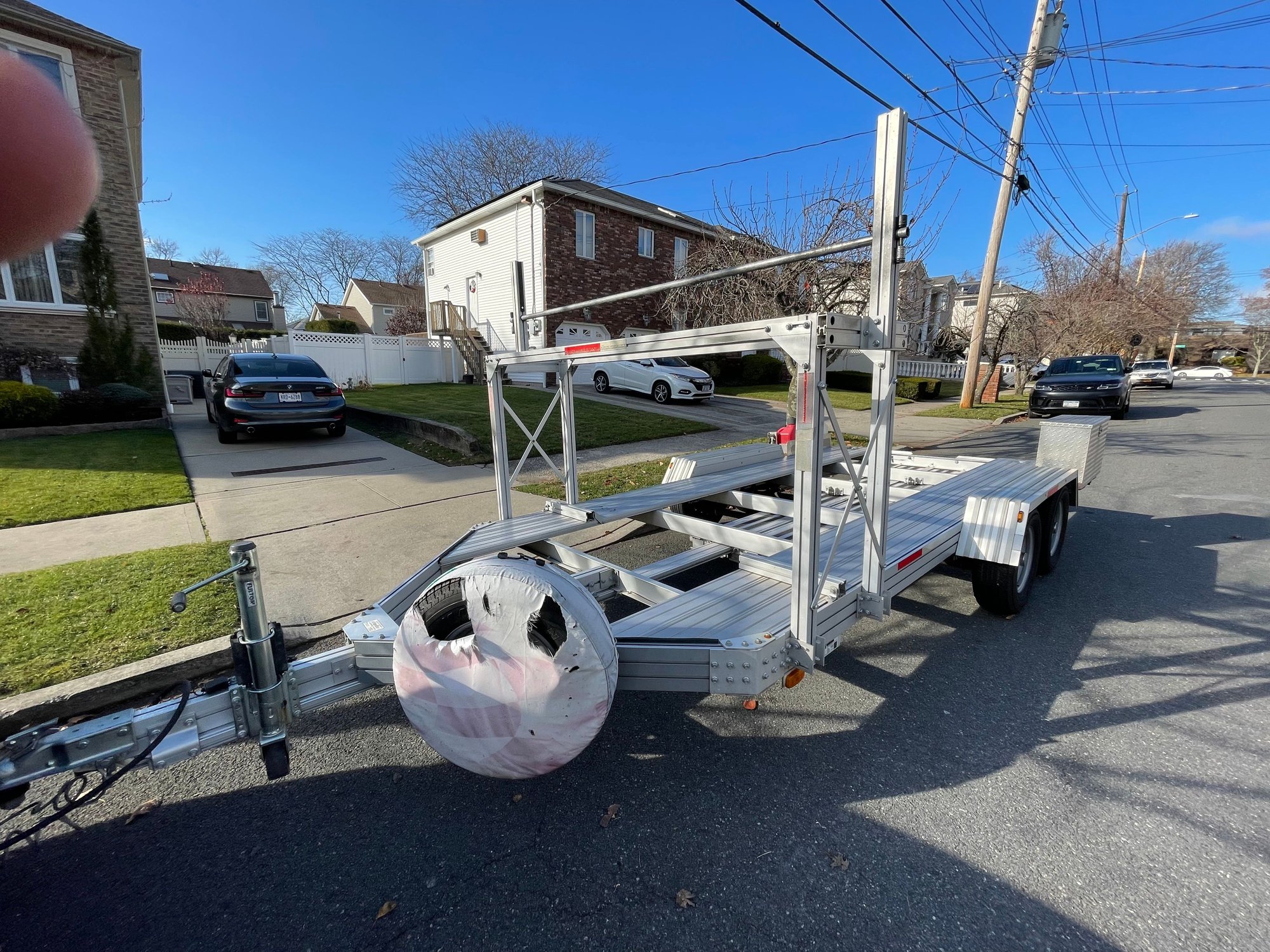 Accessories - TRAILEX 8045EB Aluminum Open Car Trailer - Used - All Years Any Make All Models - Staten Island, NY 10307, United States