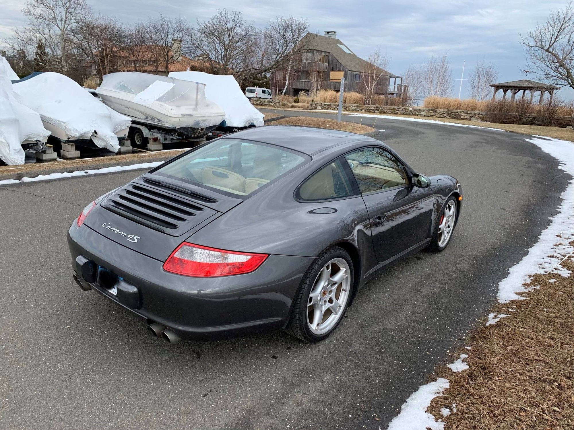 2007 Porsche 911 - 2007 Porsche 911 Carrera 4S - 6sp Manual - Used - VIN WP0AB29947S730343 - 69,500 Miles - 6 cyl - AWD - Manual - Coupe - Gray - Westport, CT 06880, United States