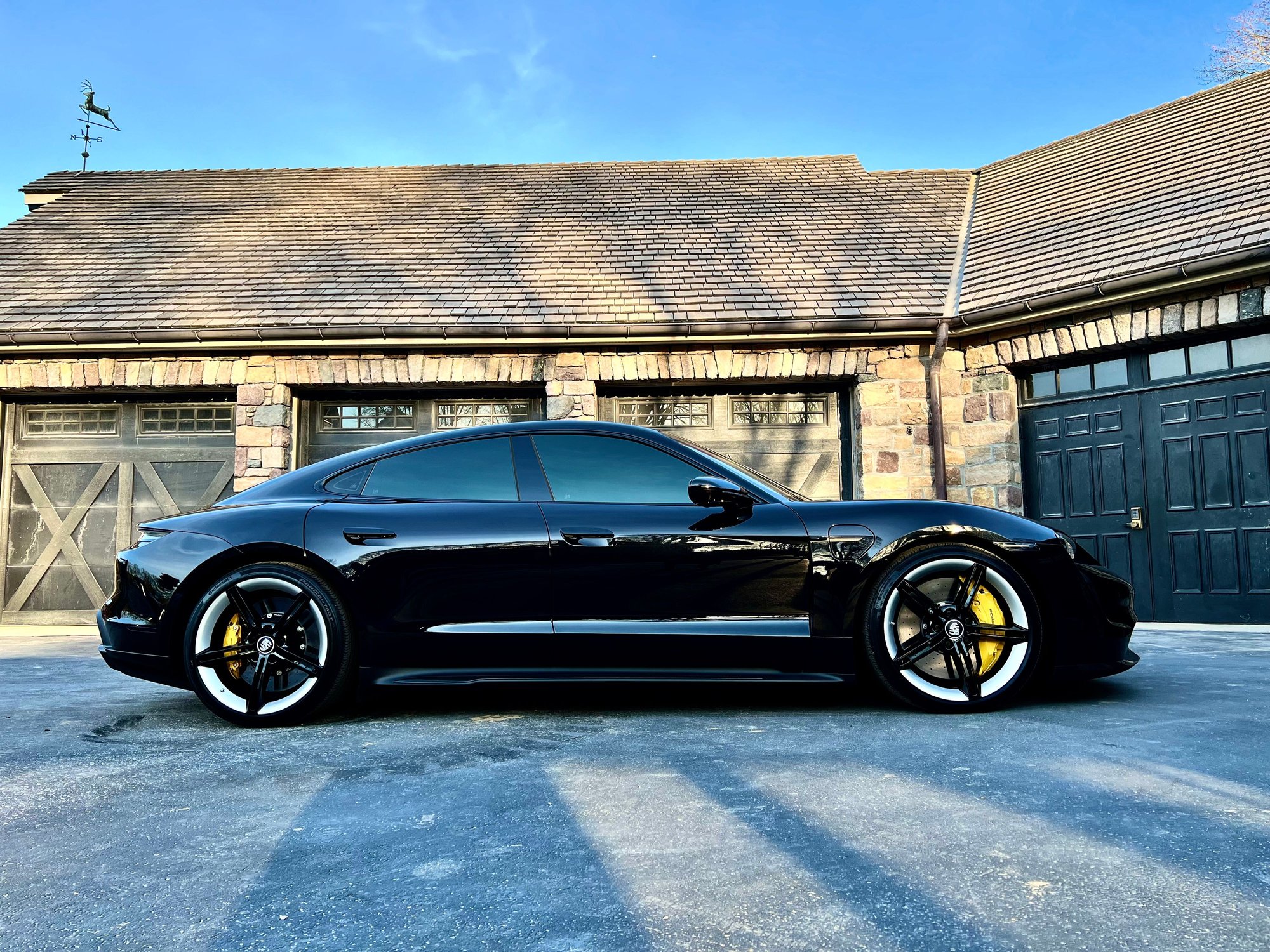 2021 Porsche Taycan - 2021 Taycan Turbo S Black/Red (Philly Area) - Used - VIN WP0AC2Y14MSA62258 - 4,500 Miles - Other - 4WD - Automatic - Sedan - Black - Chadds Ford, PA 19317, United States