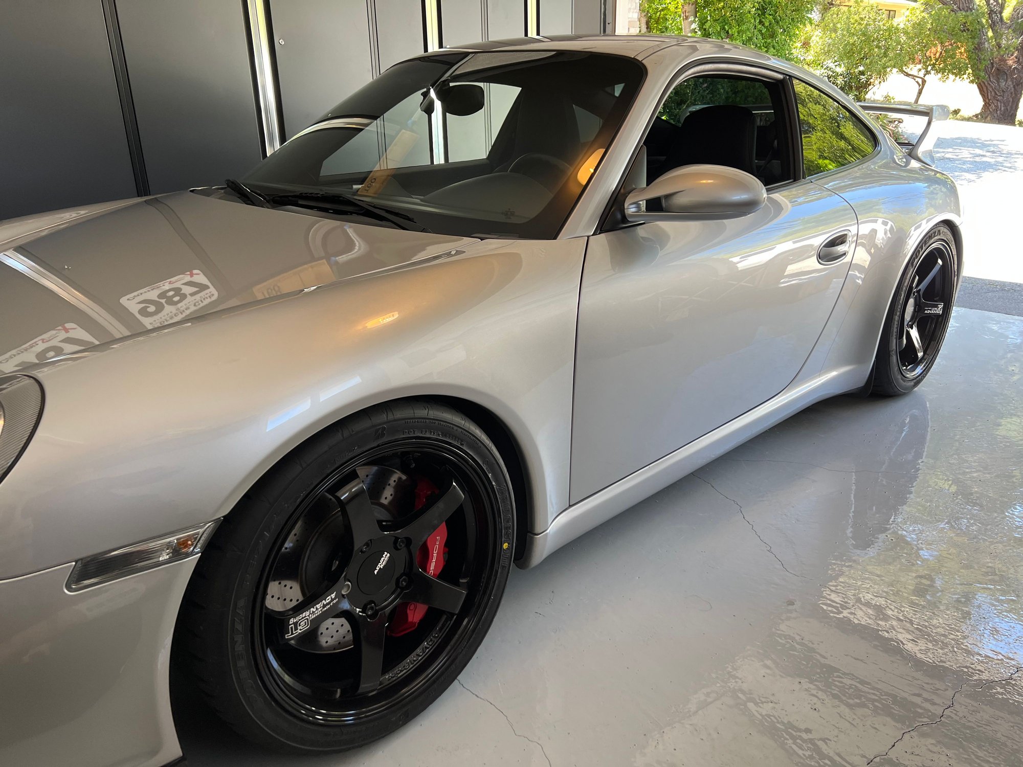Wheels and Tires/Axles - 18” Advan GT black 997 GT3 fitment - Used - 1999 to 2019 Porsche 911 - Hayward, CA 94545, United States
