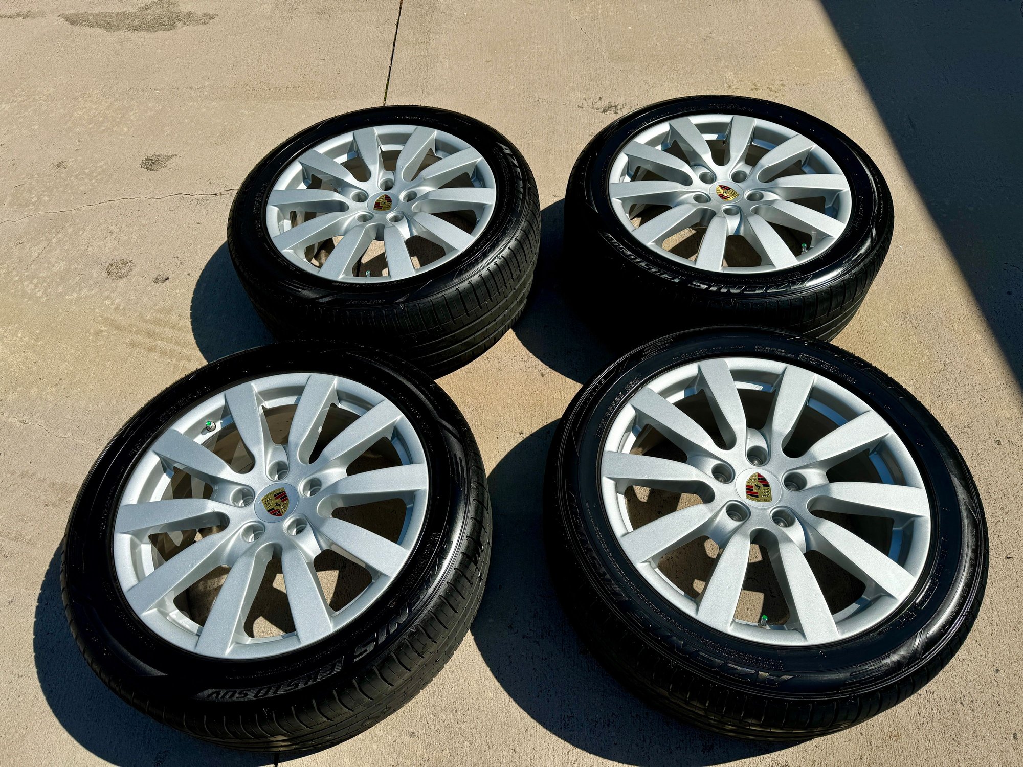 Wheels and Tires/Axles - Cayenne 958.1/958.2 9x20" Wheels, tires, tpms and wheel center caps - excellent shape - Used - All Years  All Models - Gainesville, GA 30506, United States
