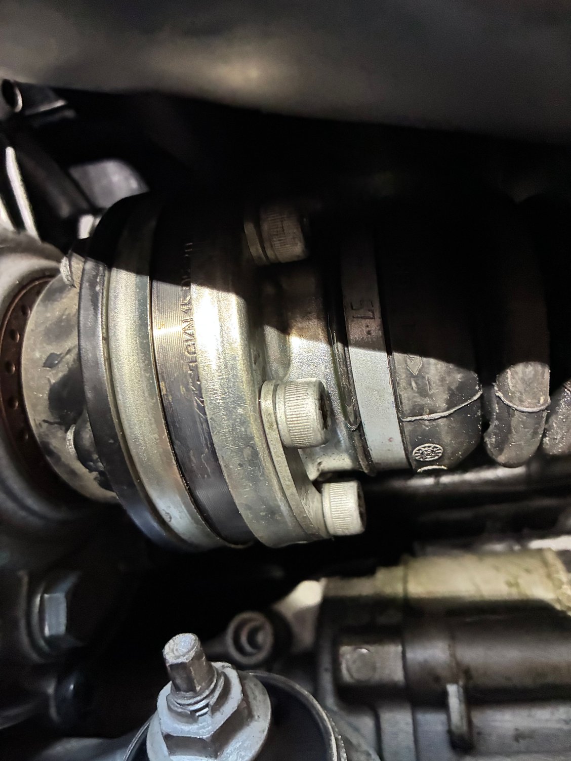 axles bolted back in