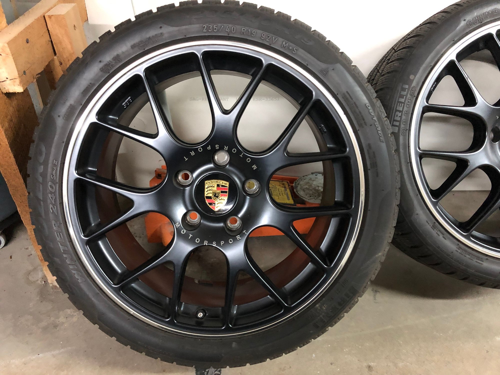 Porsche 991 19" BBS CHR Wheels + Pirelli Winter Tire Package