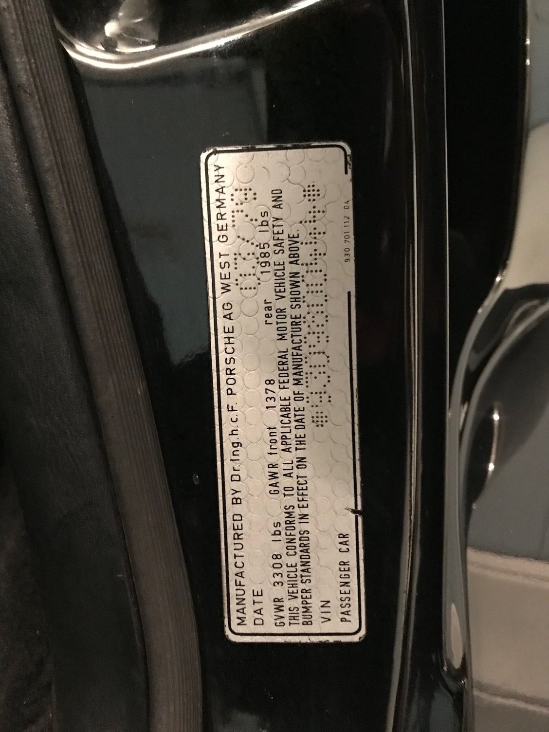 1979 Porsche 930 - 1979 Porsche 930 Turbo 39K Miles - Used - VIN 12345678901234567 - 39,000 Miles - 6 cyl - 2WD - Manual - Coupe - Black - Biddeford, ME 04005, United States