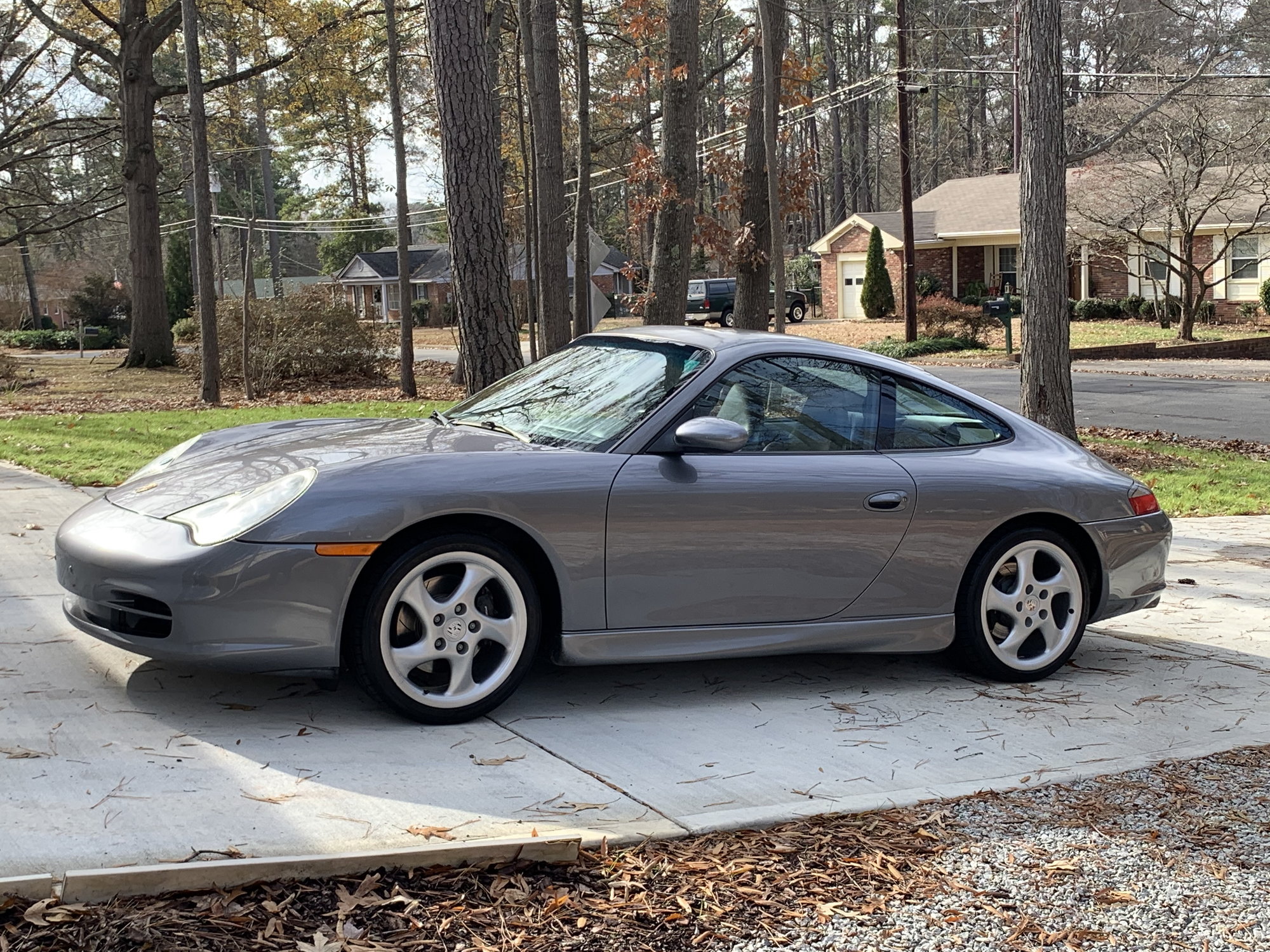 2002 Porsche 911 - 2002 Porsche 911 Carrera 2 Seal Grey with Graphite Grey interior - Used - VIN WP0AA29902S621468 - 90,000 Miles - 6 cyl - 2WD - Manual - Coupe - Gray - Raleigh, NC 27529, United States