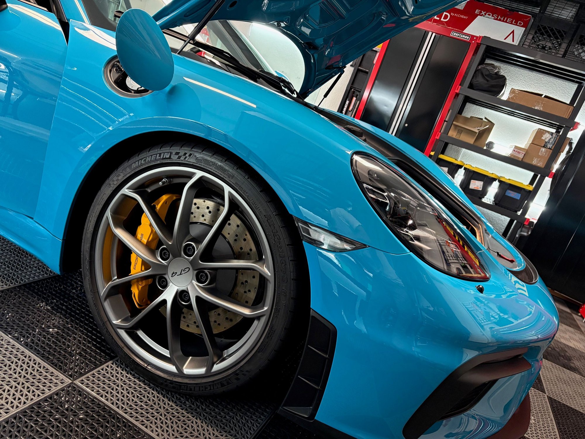 2021 Porsche 718 Cayman - 2021 Porsche Cayman GT4 – Miami Blue – 6MT – 4,800 Miles - Used - VIN WP0AC2A80MK289287 - 4,850 Miles - 6 cyl - 2WD - Manual - Coupe - Blue - Roseville, CA 95661, United States