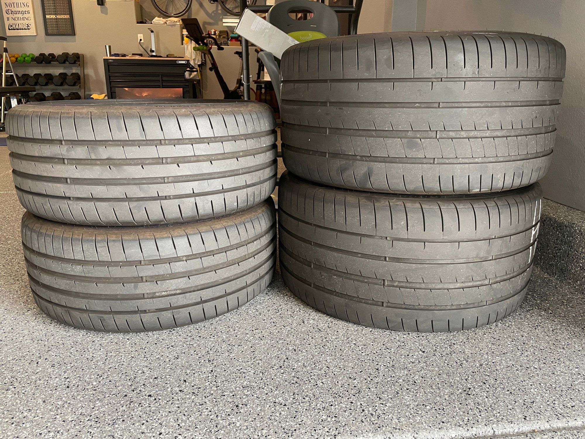 Wheels and Tires/Axles - OEM Take Off 992 Carrera S Tires 20/21 Goodyear F1 tires - pickup in San Diego - Used - 2012 to 2021 Porsche 911 - San Diego, CA 92121, United States