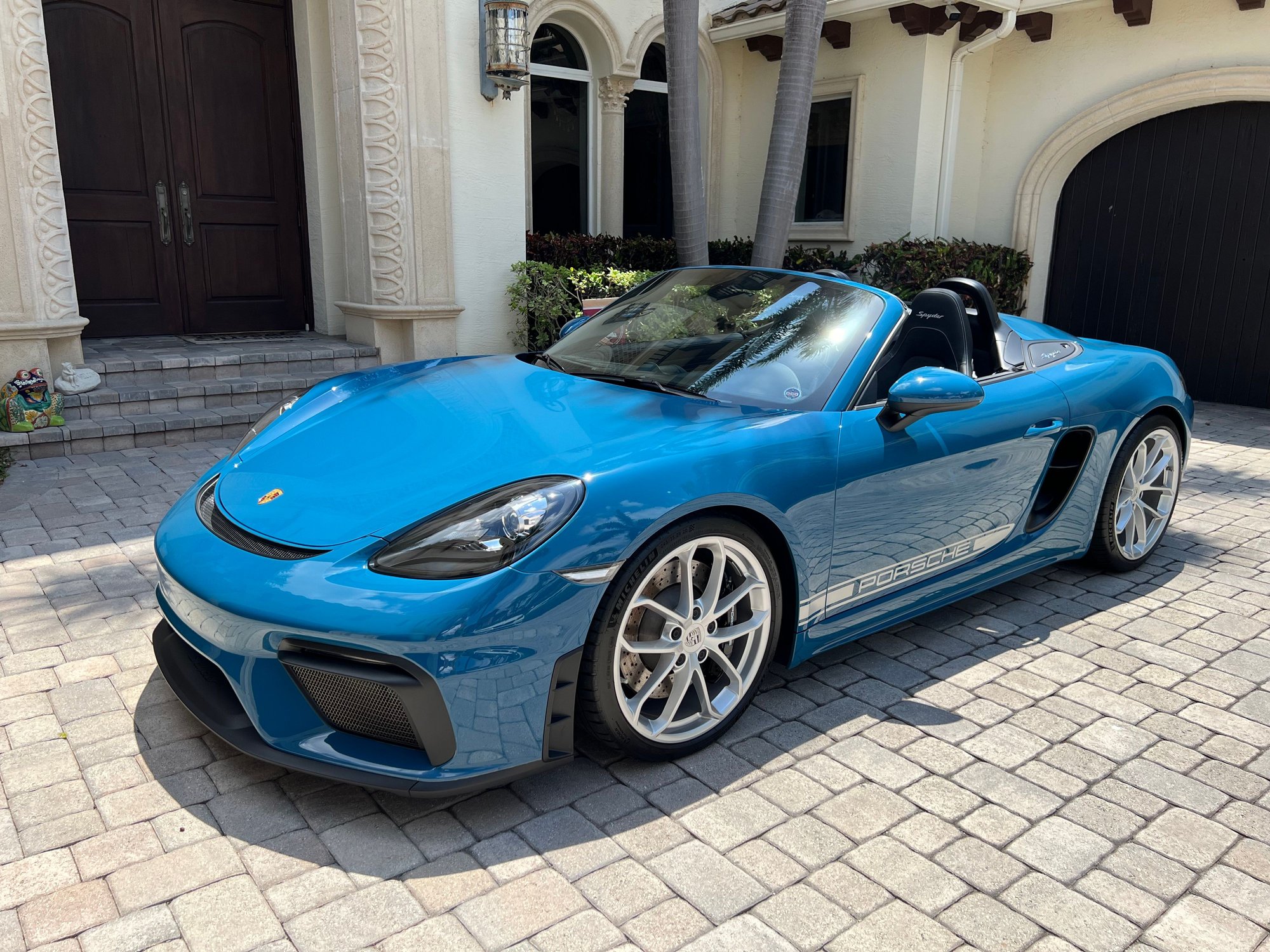 2021 718 Spyder PTS-Oslo Blue - Rennlist - Porsche