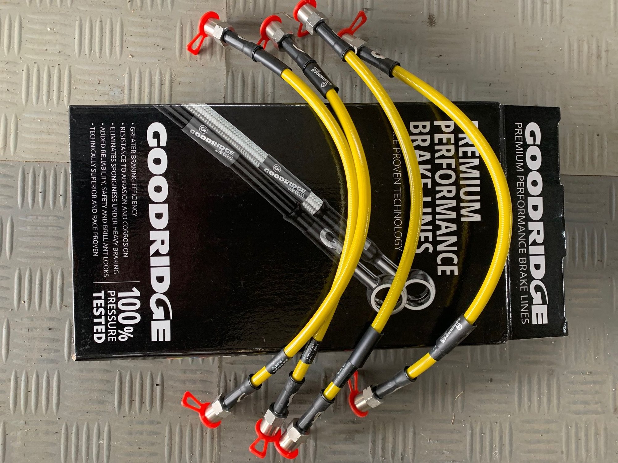 Goodridge SS brake line kit (SPR10004CYE Rennlist Porsche