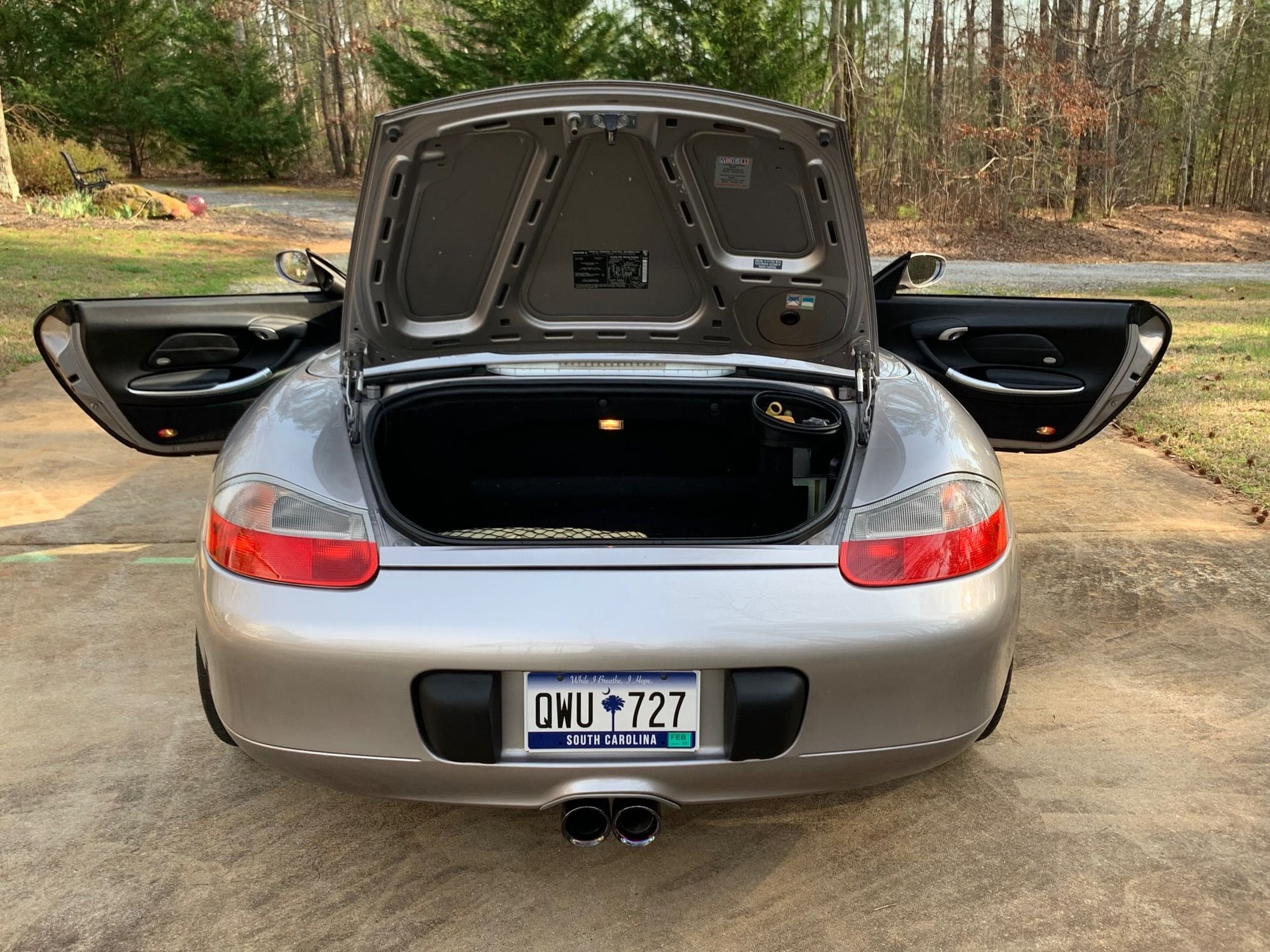 2001 Porsche Boxster - 2001 Boxster S 6-Speed Meridian Metallic 62k miles - Used - VIN WP0CB29831U665156 - 62,000 Miles - 6 cyl - 2WD - Manual - Convertible - Other - Easley, SC 29640, United States