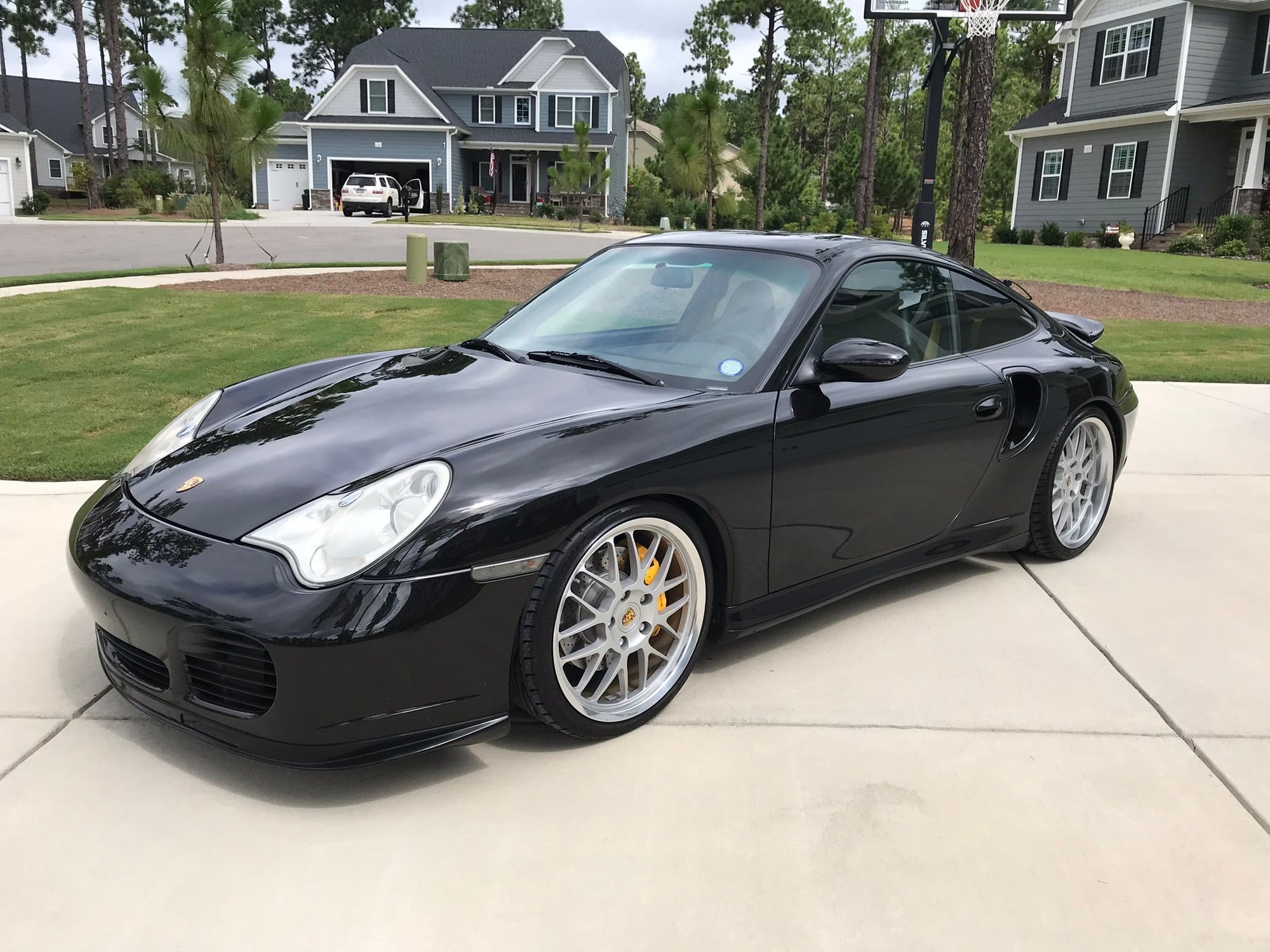 2001 Porsche 911 - 2001 911 Turbo with yellow calipers and belts - Used - VIN WP0AB299X1S686162 - 69,240 Miles - 6 cyl - AWD - Manual - Coupe - Black - Southern Pines, NC 28387, United States
