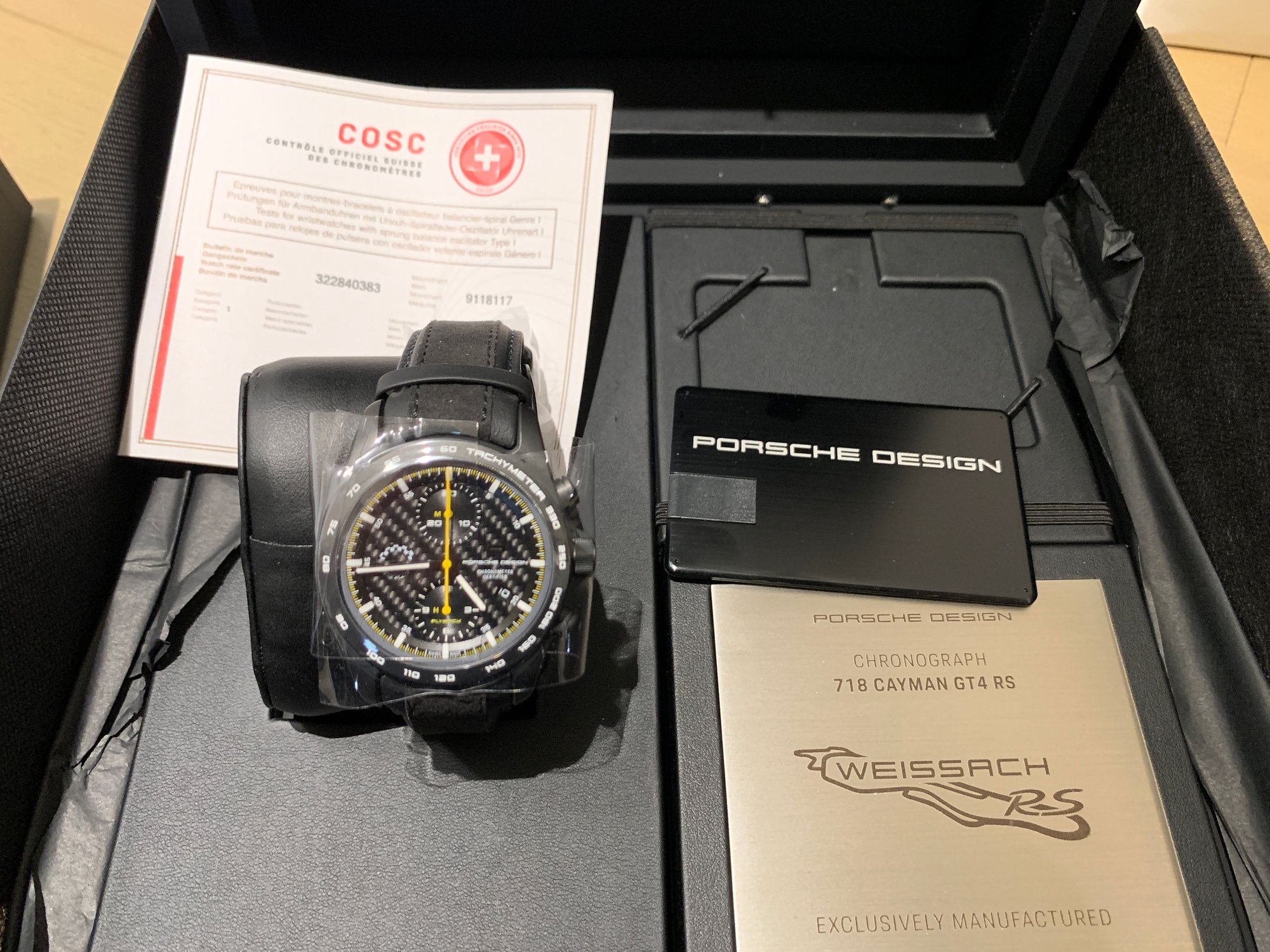 Accessories - Brand New Porsche Design 718 Cayman GT4 RS Chronograph watch - New - All Years  All Models - Toronto, ON L4B2W3, Canada