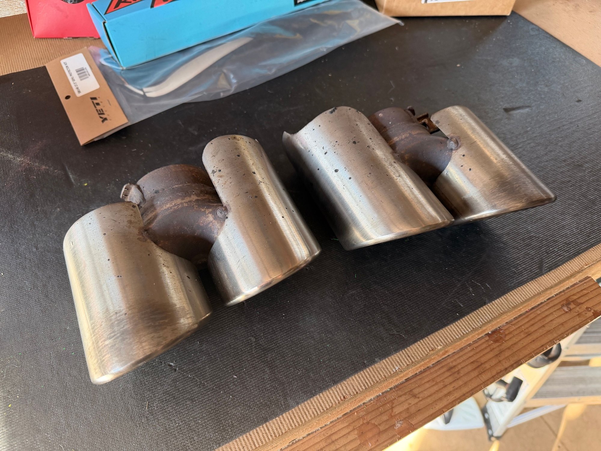 2006 Porsche 911 - 997 S exhaust tips - Accessories - $150 - Alameda, CA 94501, United States