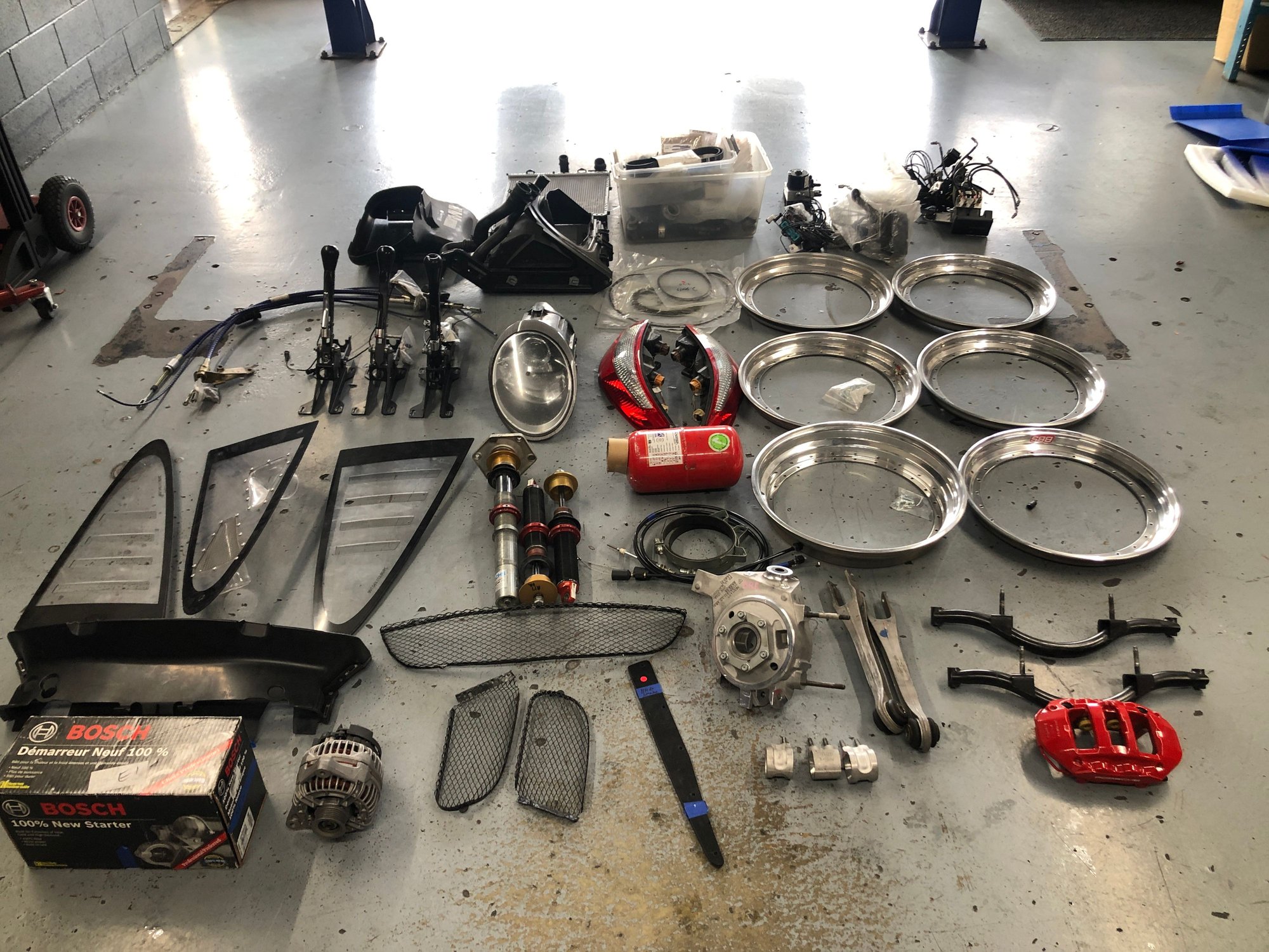 Accessories - BR Racing Spring Cleaning - 997 Cup parts - Lot sale - Used - 2007 to 2010 Porsche GT3 - Los Gatos, CA 95032, United States