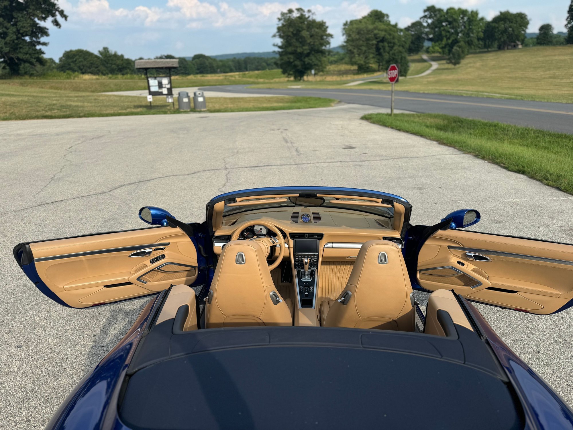 2013 Porsche 911 - 911 C4S Cabriolet Gorgeous High Spec  (Sports Chrono, PSE, Burmester, PAS, Prem Plus) - Used - VIN WP0CB2A90DS155464 - 45,000 Miles - 4WD - Automatic - Convertible - Blue - Villanova, PA 19085, United States