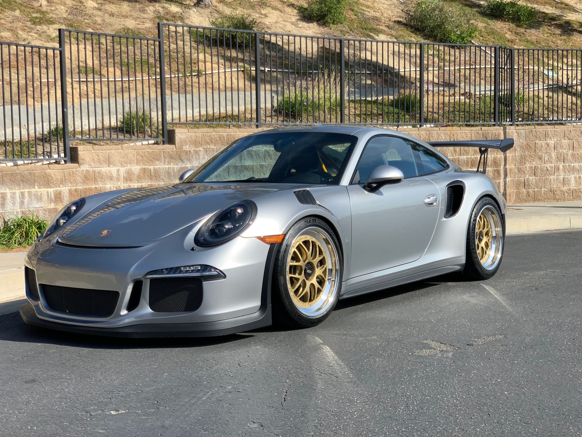 Wheels and Tires/Axles - 19" GOLD BBS E07 991 GT3RS Specification 19X10 front 19x13 Rear CUP 2 Tires TPMS incl - Used - 0  All Models - Northridge, CA 91326, United States