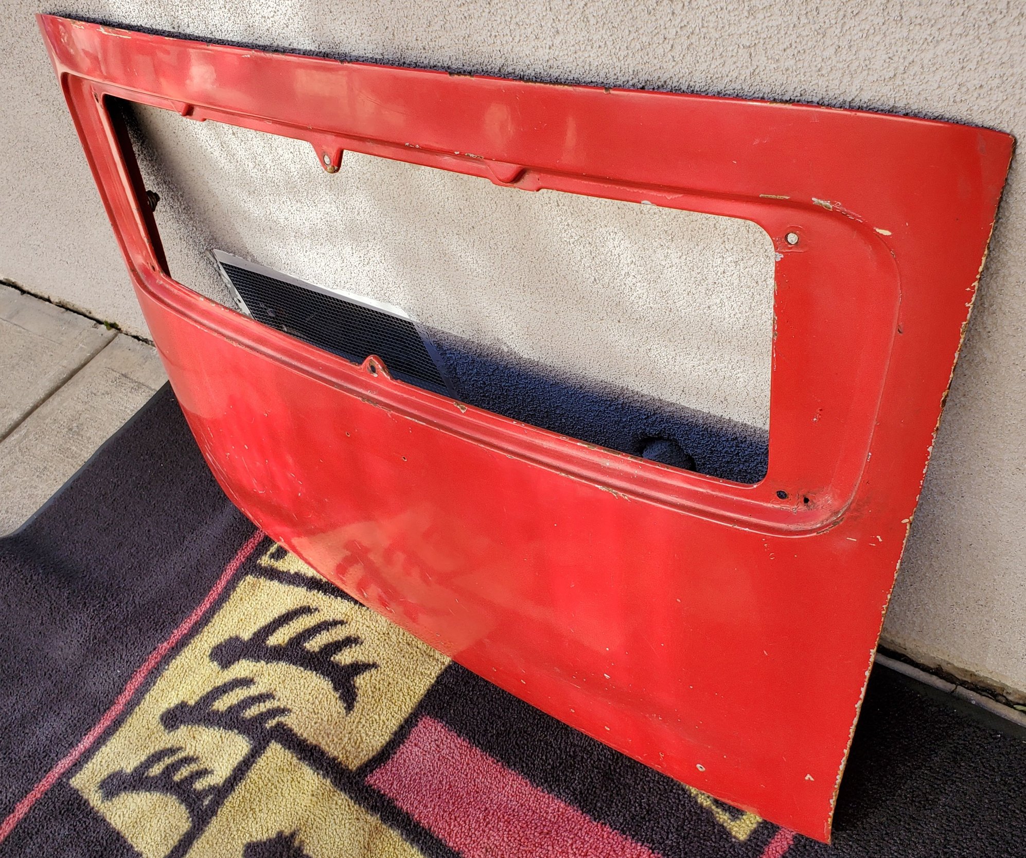 Exterior Body Parts - 69-73 911 & 69 912 LWB 2 Tab Rear Decklid Red - Used - 1969 to 1973 Porsche 911 - Los Angeles, CA 90032, United States