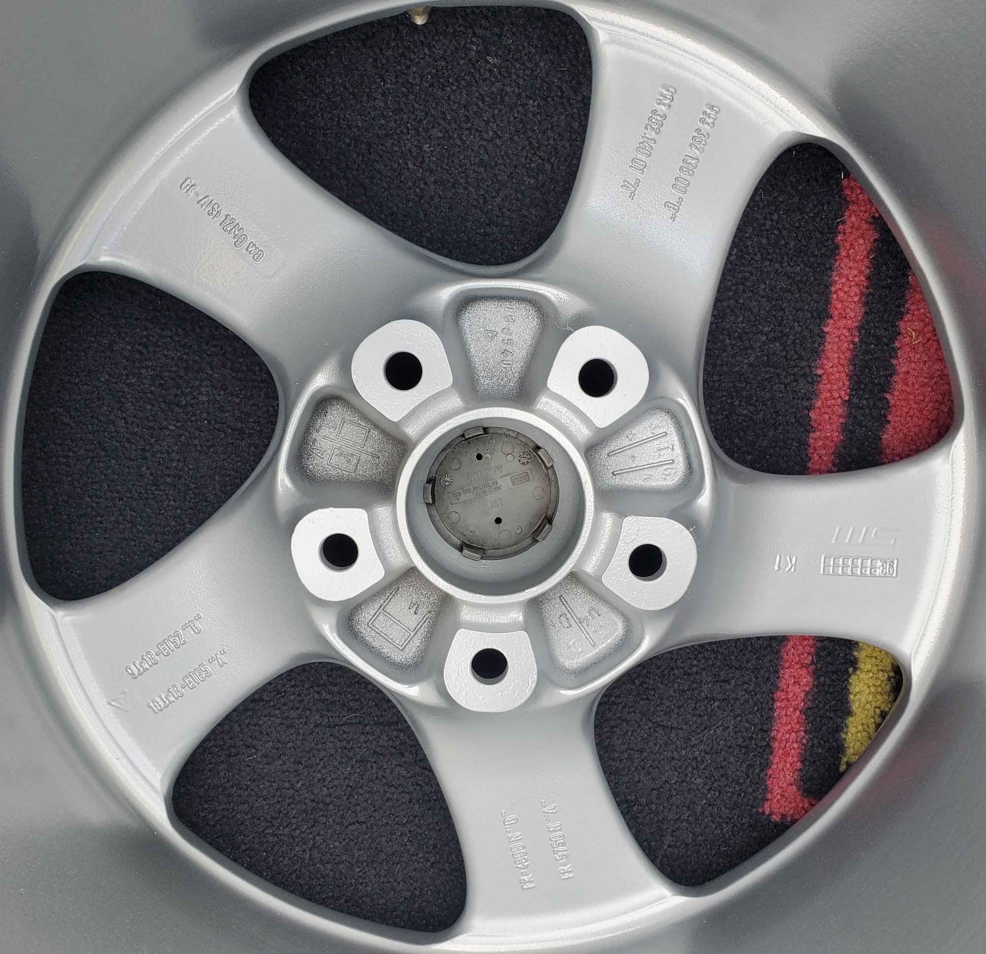 Wheels and Tires/Axles - Just restored! Porsche 993 Turbo Twist Hollow Spoke Wheels 7.5x18 10x18 Narrow Body - Used - 1995 to 2005 Porsche 911 - Los Angeles, CA 90032, United States