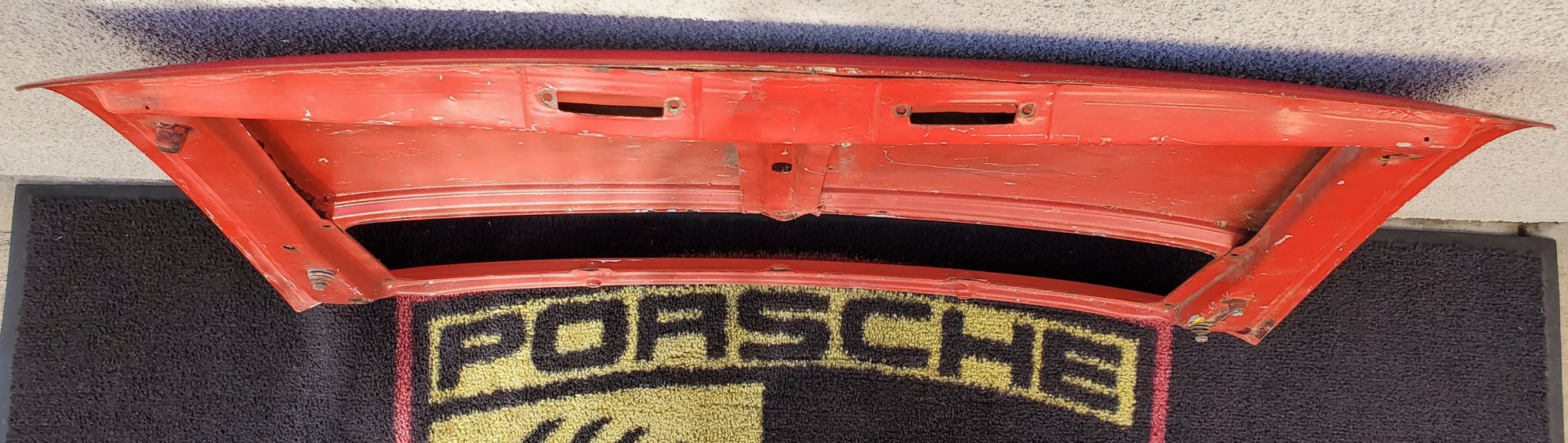 Exterior Body Parts - 69-73 911 & 69 912 LWB 2 Tab Rear Decklid Red - Used - 1969 to 1973 Porsche 911 - Los Angeles, CA 90032, United States