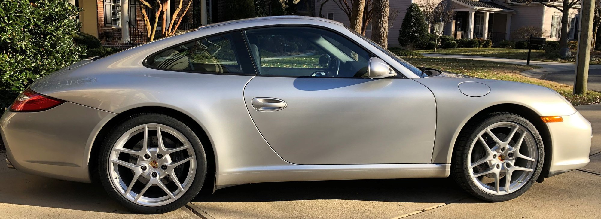 2009 Porsche 911 - 2009 Porsche 911 Carrera coupe, 6 speed manual transmission, 74,400 miles - Used - VIN WP0AA29969S707345 - 74,400 Miles - 6 cyl - 2WD - Manual - Coupe - Silver - Chapel Hill, NC 27517, United States