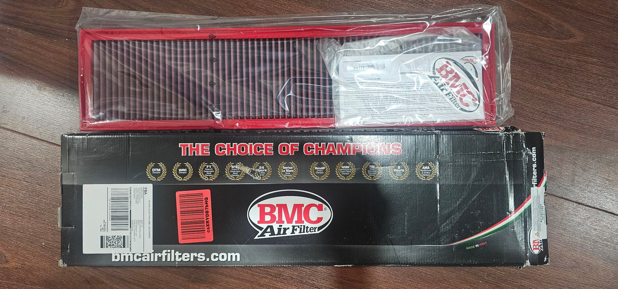 Engine - Intake/Fuel - 991 Turbo/S BMC air filter *new in box* - New - All Years  All Models - South Orange, NJ 07079, United States