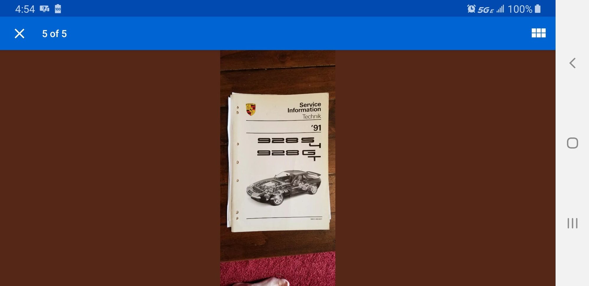 Porsche 928 Shop Manual Service Repair Book Set 1979 To