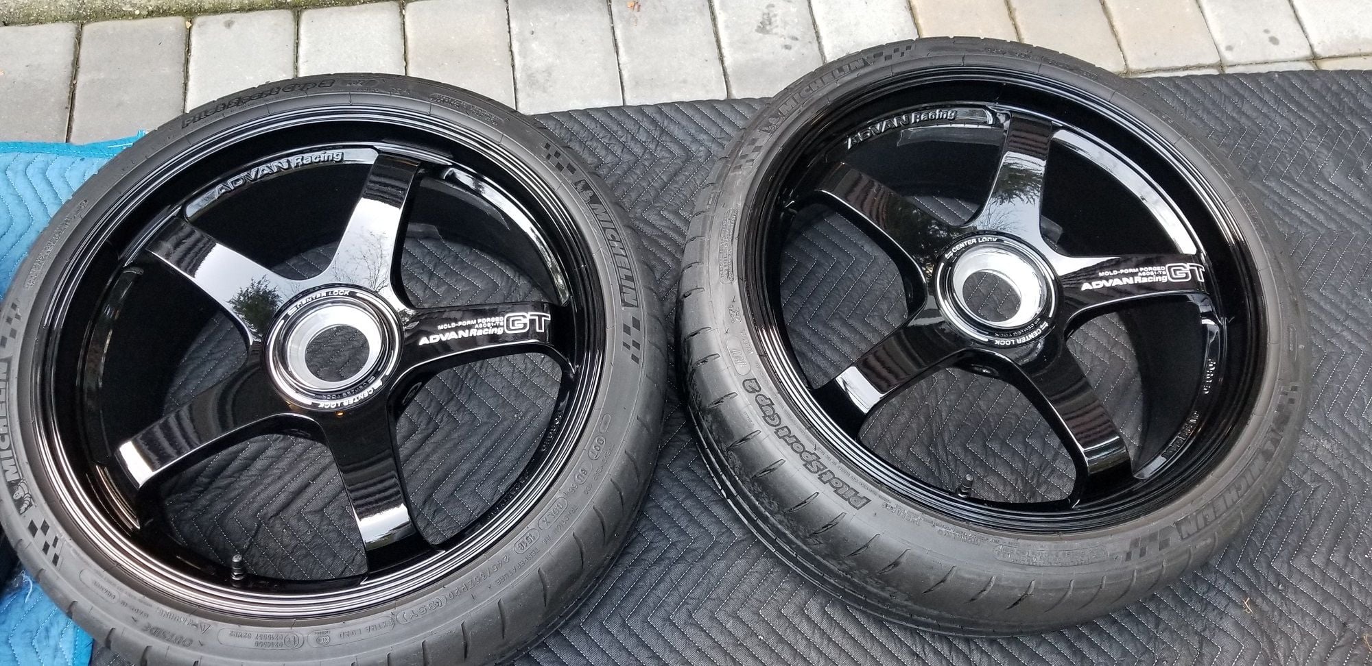 Wheels and Tires/Axles - Advan GT Center Locks Wheels with Cup2 N1 for 991 GTS/GT3. Used Less than 3 months. - Used - 2014 to 2018 Porsche 911 - Oakland, CA 94611, United States