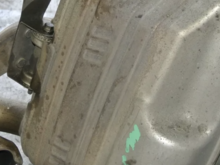 My mufflers (look at the attachment point on the bottom right)