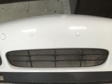 Ready to hang the bumper.
