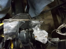 2016 Reassembly: Relined crossmember heat shields