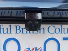 Front View camera in center opening