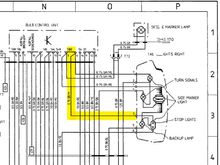 USA taillight diagram