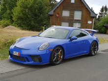 Maritime Blue GT3 @ Hotel Zur Burg, Nurburg circa 8/14/18
