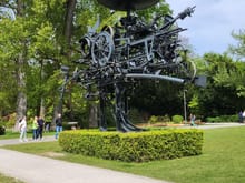 Tinguely moving sculpture