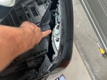 Turn signal bulb socket. Twist and pull out to get to bulb.