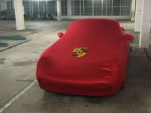 Fitted custom Carnawa car cover. Hugs tail correct fit