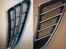 Porsche 987.1 and 987.2 Boxster and Cayman 2013-2016 Side Intake Grilles www.radiatorgrillstore.com