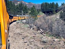 Durango narrow gauge train trip.