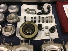 Old pistons, bearings, other bits
