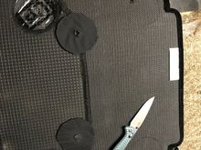 Transferring the Velcro from the old to the new mats