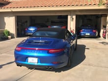 4th Blue Car ;-)  2011 997.2 Cobalt Blue GTS, 2011 DBM Cayenne Turbo, 2017 Brilliant Blue AMG C43 (my wife's car)