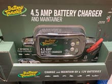 Available from CostCo at a fairly reasonable price. I like it and prefer it to the Battery Tender (below) but only due to it's greater charging capability.