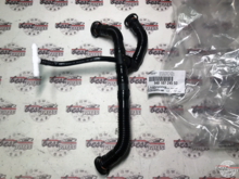 The little white plastic T-fitting breaks at the portion of the T where it enters the Black tube for the 3 port main vent line.  my observation.