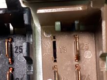 Pin missing from the plug