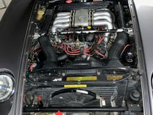 Original Euro V8 engine with dual distributors and Mallory spark wires