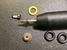 Old filter removed, new filter above it.