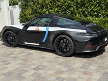 Unwrapped PTS (Dark Olive Metallic) Targa4 GTS t-hybrid