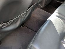 Rear floor area mats