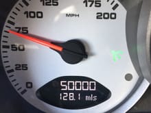 Hit 50k a couple hours into my drive